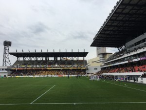 試合開始前