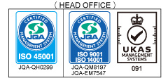 Obtained "ISO9001"
